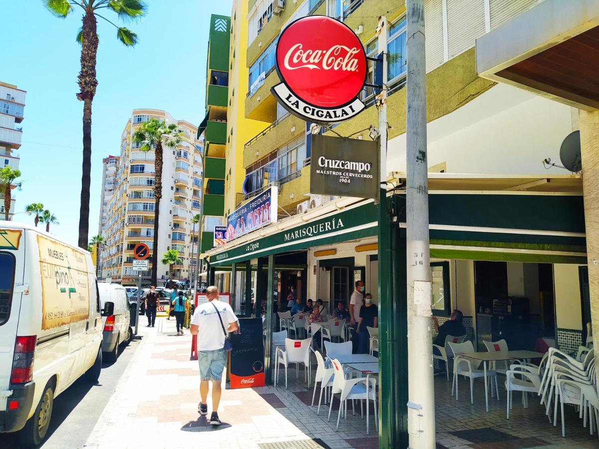Recien Reformado, Fire Stick Amazon, Wifi, 2 Pers, Centrico, 20 M Playa Apartment Torremolinos Bagian luar foto